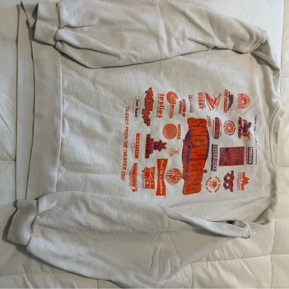 MOTHER White Crewneck Sweater